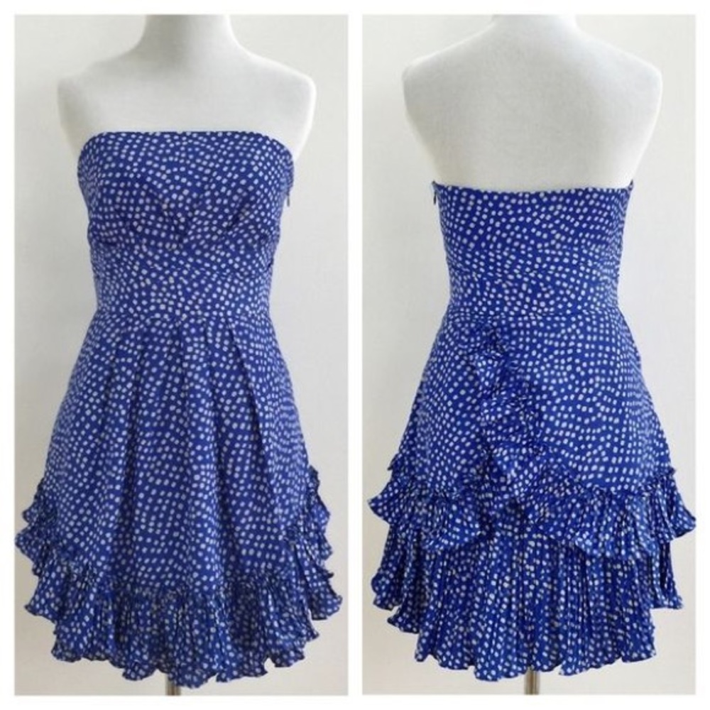 BCBGeneration Flirty Bustle Dress